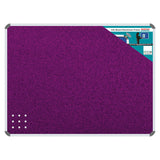 Product Info Board with Aluminium Frame, 600 x 450 mm, Purple Colour, BD0720A, Designed for Displaying Information in Offices and Public Spaces.