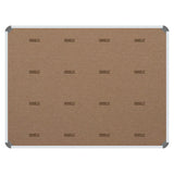 Product Info Board, Aluminium Frame in Royal Blue Colour with Dimensions 600 x 450 mm, Model BD0720D.
