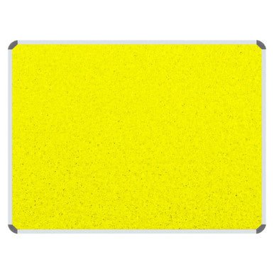 Info Board (Aluminium Frame – 600 × 450mm – Yellow)