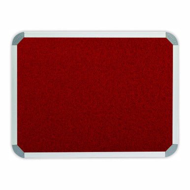 Info Board (Aluminium Frame – 900 × 600mm – Burgundy)