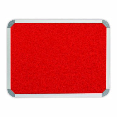 Info Board (Aluminium Frame – 900 × 600mm – Red)
