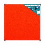 Info Board (Aluminium Frame – 900 × 900mm – Burnt Orange)