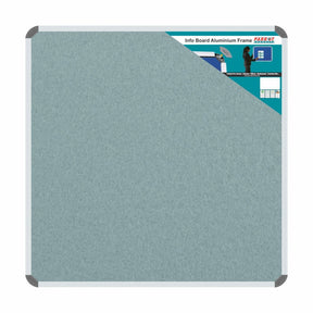 Info Board (Aluminium Frame – 900 × 900mm – Grey)