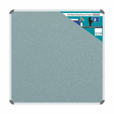 Info Board (Aluminium Frame – 900 × 900mm – Grey)