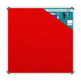 Info Board (Aluminium Frame – 900 × 900mm – Red)