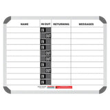In/Out Board Magnetic 10 People (600 × 450mm)