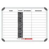 In/Out Board Magnetic 10 People (600*450mm) - Additional View 3