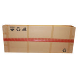 Interactive Touch Panel Stand White Large IW7103, Packaging Box with Shipping Tape, Front View