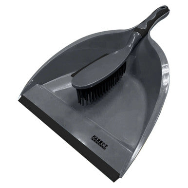 Janitorial Rubber Dustpan and Brush
