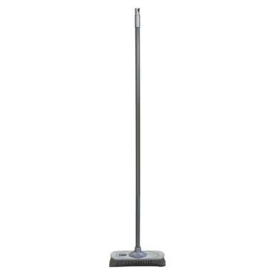 Janitorial Soft Broom (300 mm) JA0101, Cleaning Broom with a Long Handle and Soft Bristles Perfect for Indoor Cleaning Tasks.