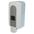 Janitorial Wall Mounted Soap Dispenser (Manual – 500ml – White/Grey – Gel Pump)