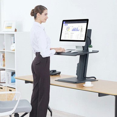 KM003 Sit-Stand Desk Converter - Office Stock Group