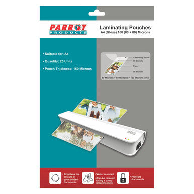 Laminating Pouches (A4 - Gloss - 220x310mm - 160 (80+80) Microns - Pack 25) - Additional View 3
