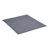 Grey Textured Finish; Rectangular Profile; Protects Wood & Tile Surfaces; Non-Slip Backing; Low-Pile for Easy Chair Movement; Stain-Resistant & Easy to Clean.