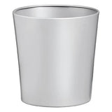 Life Tapered Waste Paper Bin, Sleek and Modern White Tapered Trash Can for Office or Home Use.