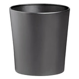 Life Tapered Waste Paper Bin, Black Tapered Waste Paper Bin with Sleek Modern Design for Office or Home Use.