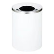 Life Wide No Lid Solid Litter Bin – WHITE