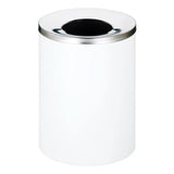 Life Wide No Lid Solid Litter Bin – WHITE
