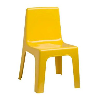 Little Learners School Chair Yellow - Office Stock Group
