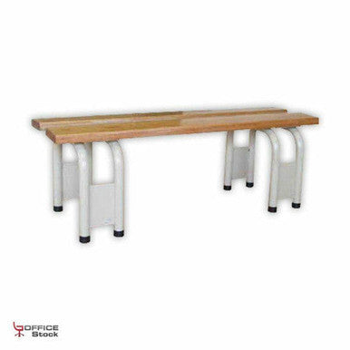 Locker Bench Freestanding - Meranti Slats