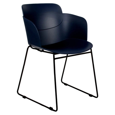 Lotus Sleigh Base Restaurant Chair