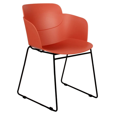 Lotus Sleigh Base Restaurant Chair