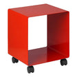 Magazine and Coffee Mobile Trolley – Red