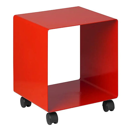 Magazine and Coffee Mobile Trolley – Red