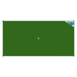 Magnetic Chalk Board (1800 x 1200 mm) BD2768, Large Green Magnetic Chalkboard with White Metal Frame and a Magnetic Surface for Writing and Display.