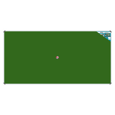 Magnetic Chalk Board (1800 x 1200 mm) BD2768, Large Green Magnetic Chalkboard with White Metal Frame and a Magnetic Surface for Writing and Display.