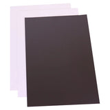 Magnetic Flexible Photo Paper A4 (3 Sheets), Black and White Sheets for Printing and Creating Magnetic Photo Displays.