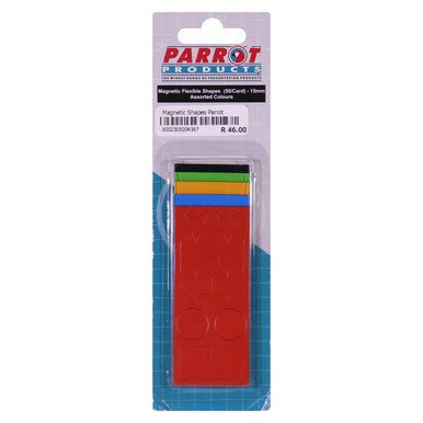 Magnetic Flexible Shapes (15mm – 50 Pack – Assorted)