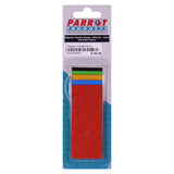 Magnetic Flexible Shapes, 50 Pack, Assorted Colours, 15 mm - Product Packaging Showing Various Magnetic Shapes for Educational or Creative Use.