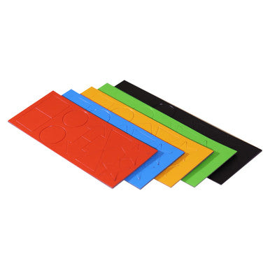 Magnetic Flexible Shapes, Assorted Coloured Magnetic Foam Shapes for Educational and Creative Activities.