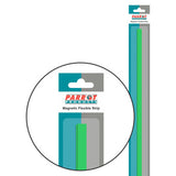 Magnetic Flexible Strip, Green Magnetic Flexible Strip Measuring 1000 x 10 mm in Packaging for Versatile Application.