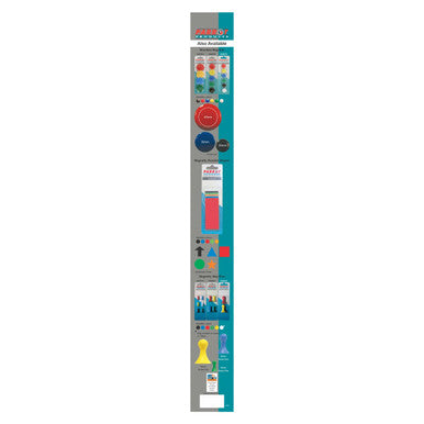 Magnetic Flexible Strip (1000 x 15 mm - Green) BA1115G, Green Flexible Magnetic Strip with Adhesive Backing and Multiple Application Options for Crafts and Projects.