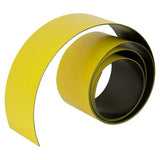Magnetic Flexible Strip, Yellow Magnetic Strip 1000 x 15 mm, BA1115Y, Flexible and Adhesive-Backed Magnet for Diy Projects and Industrial Use.