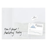 Magnetic Glass Board Plain (Extra Large) – White