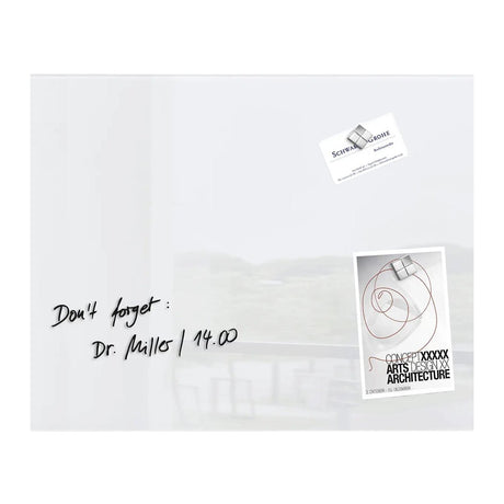Magnetic Glass Board Plain (Large) - Office Stock Group