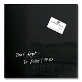 Magnetic Glass Board Plain (Small) – Black