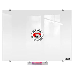 Magnetic Glass Whiteboard (900 × 600mm)