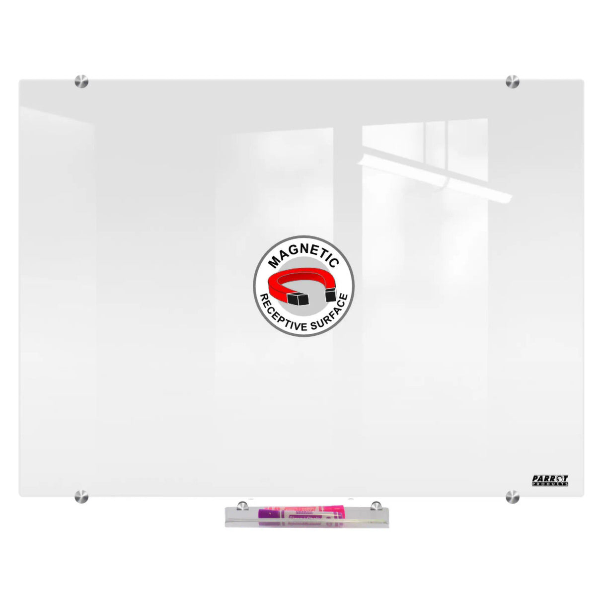 Magnetic Glass Whiteboard (900*600mm)