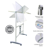 Parrot Products Magnetic Revolving Whiteboard (1200*900mm) & 1200mm Leg Set