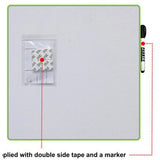 Magnetic Whiteboard Tile (355 × 355mm – Green)