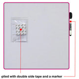 Magnetic Whiteboard Tile (355*355mm - Pink) - Additional View 3