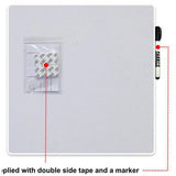 Magnetic Whiteboard Tile (355 × 355mm – White)