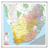 Map Board - South Africa (1230*1230mm - Magnetic White)
