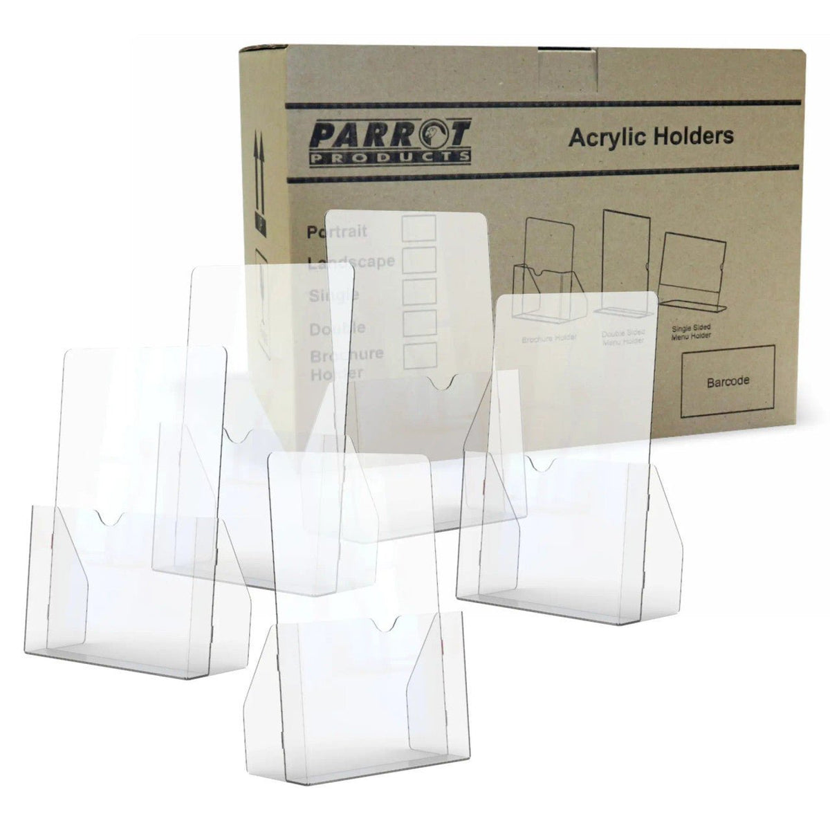 Menu Holder Acrylic Table Brochure Holder A4 – Box 5