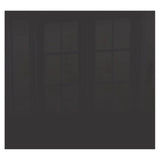 Decorative Glass Wall Tile (598 x 650 x 6mm) Metallic Black