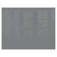 Decorative Glass Wall Tile (898 X 700 X 6mm) Metallic Silver - Office Stock Group